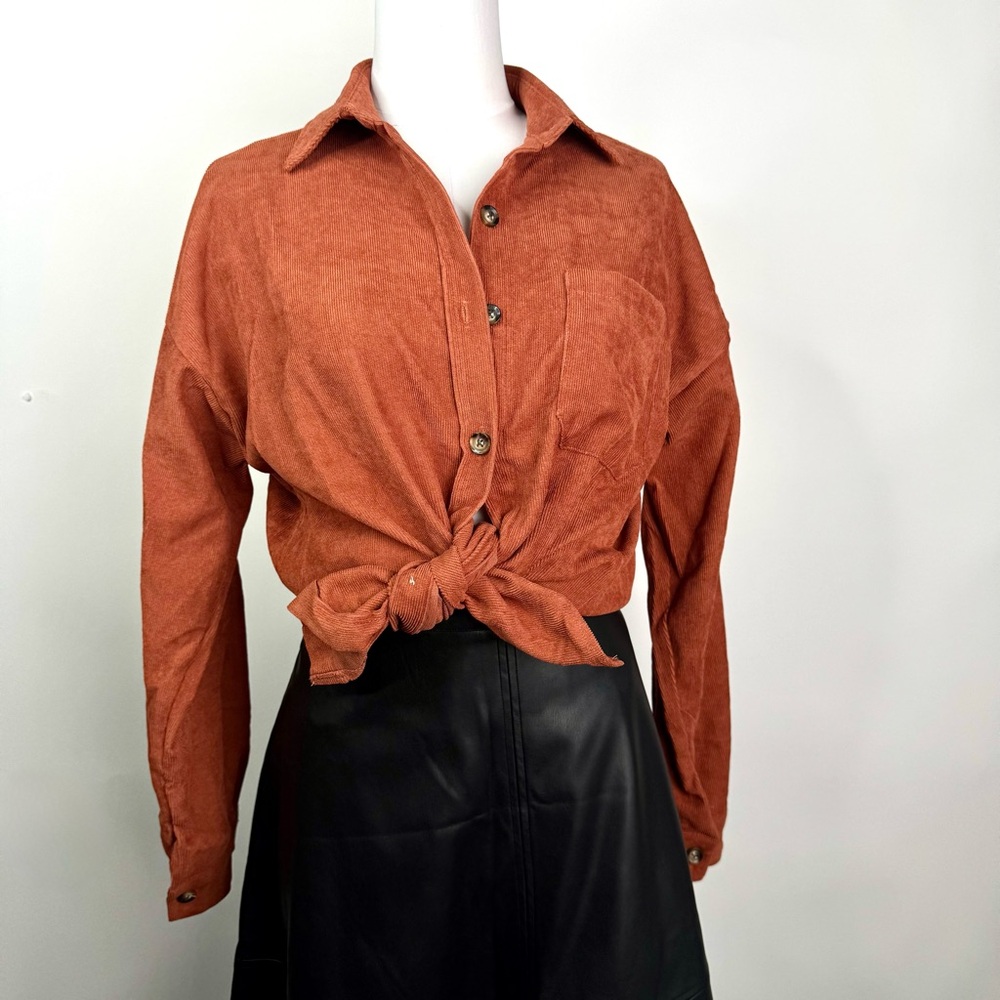 Rust Button-Up Shirt